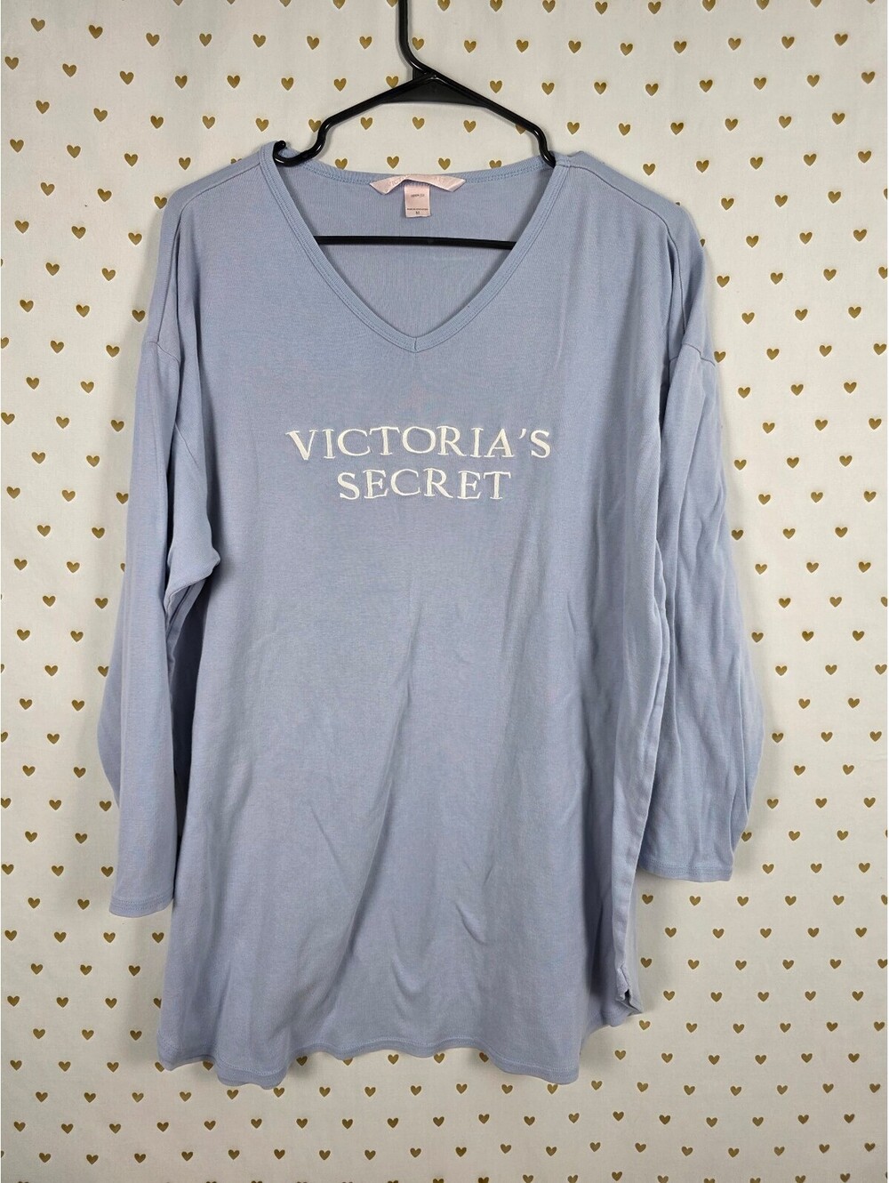 Victorias Secret Vintage Embroidered Y2k Medium Cotton '01 Nightgown Sleep